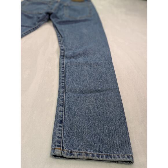 Calvin Klein Size 7 Ankle Jeans 100% Cotton Stone Wash High Rise VTG 90s - Picture 16 of 16
